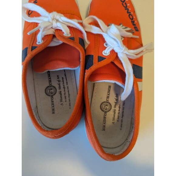 Denver Broncos Football NFL Official Licensed Bradford exchange sneakers shoes s - Picture 6 of 8